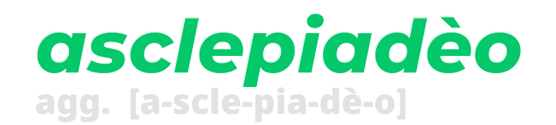 asclepiadeo