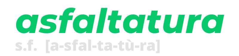 asfaltatura