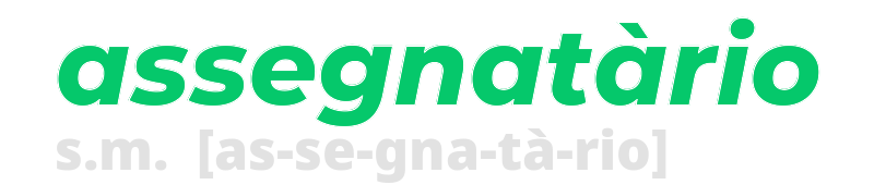 assegnatario