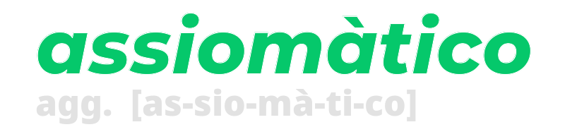 assiomatico