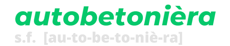 autobetoniera