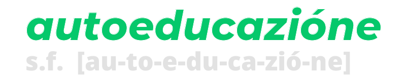 autoeducazione