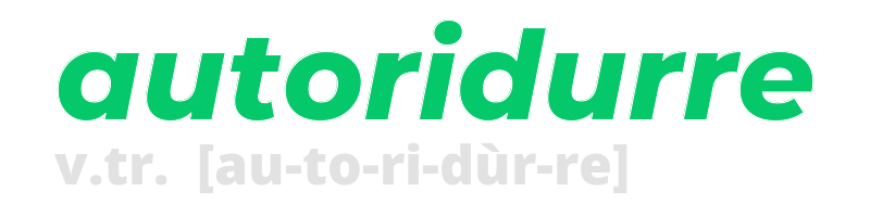 autoridurre