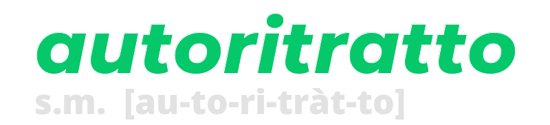 autoritratto