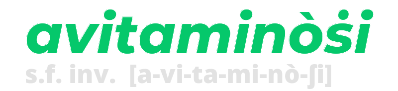 avitaminosi