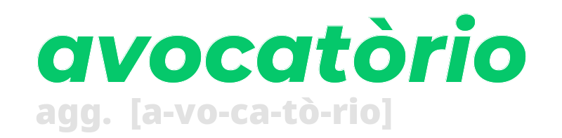 avocatorio