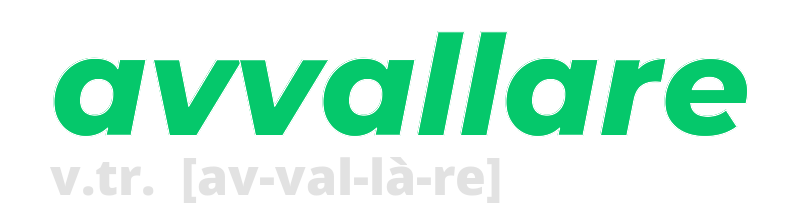 avvallare