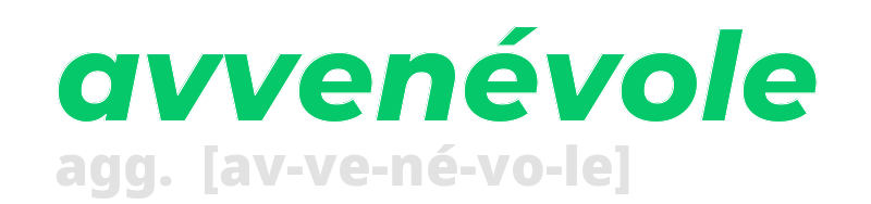 avvenevole