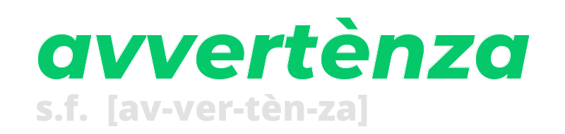 avvertenza