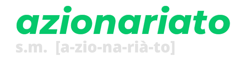 azionariato