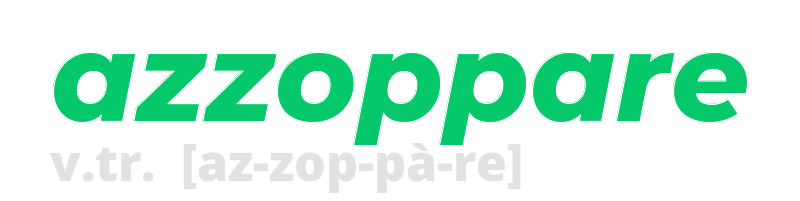 azzoppare