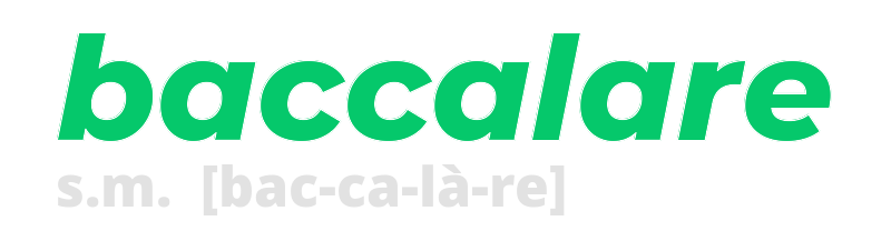 baccalare