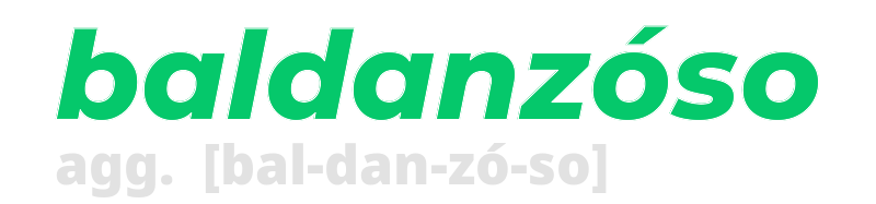 baldanzoso