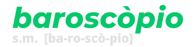 baroscopio