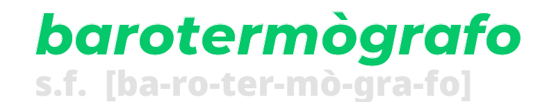 barotermografo