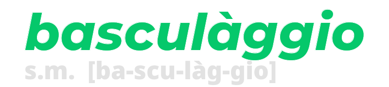 basculaggio