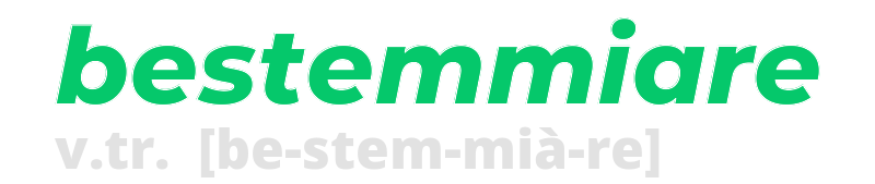 bestemmiare