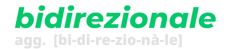 bidirezionale