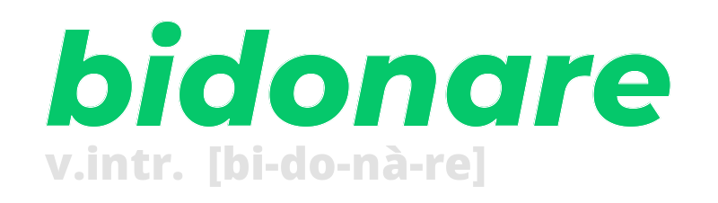 bidonare