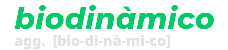 biodinamico