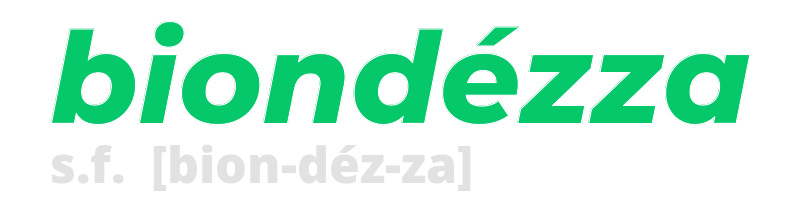 biondezza