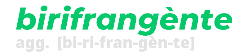 birifrangente