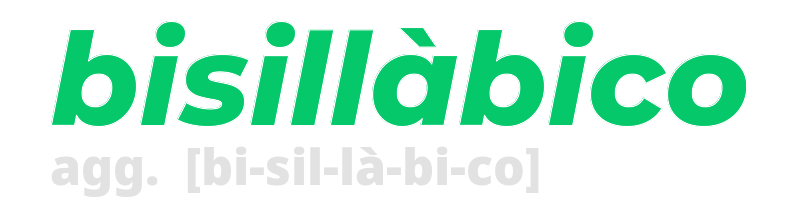 bisillabico