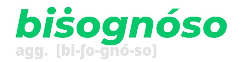 bisognoso