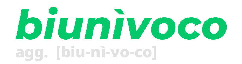 biunivoco