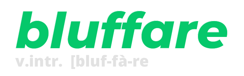 bluffare