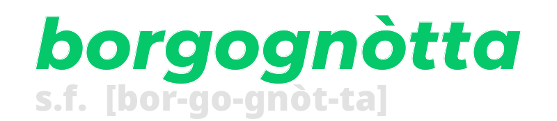 borgognotta