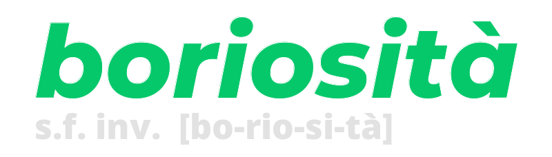 boriosita