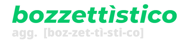 bozzettistico