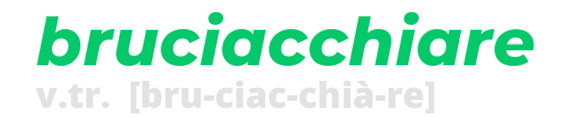 bruciacchiare