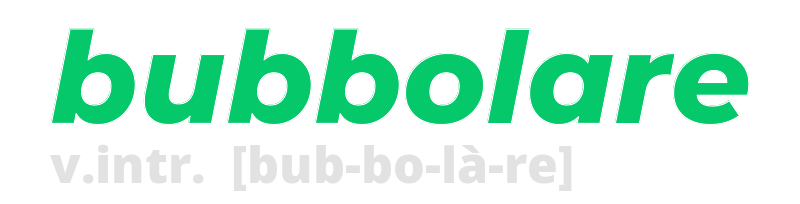 bubbolare