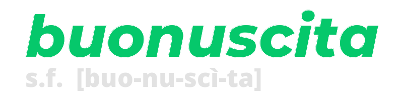 buonuscita