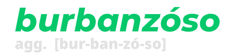 burbanzoso