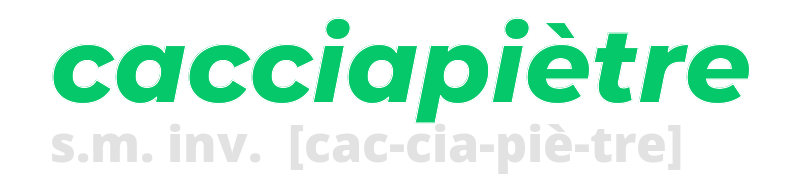 cacciapietre