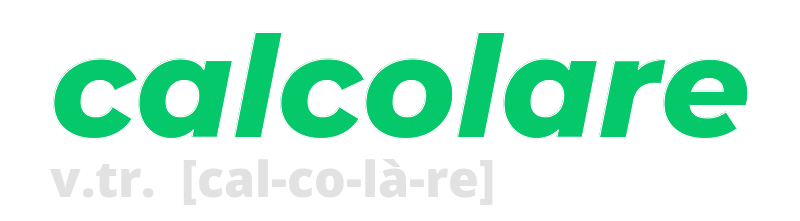 calcolare