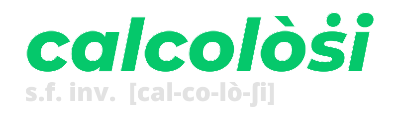 calcolosi