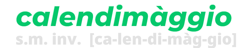 calendimaggio