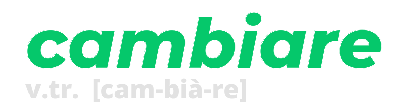 cambiare