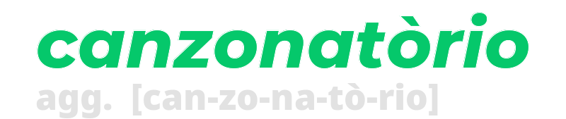 canzonatorio