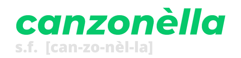 canzonella