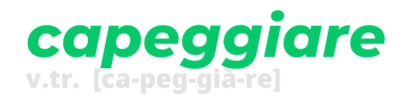 capeggiare