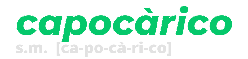 capocarico