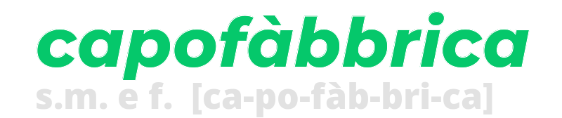 capofabbrica