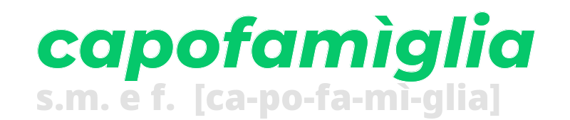 capofamiglia