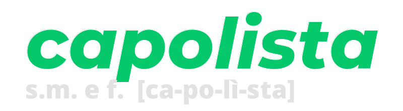 capolista