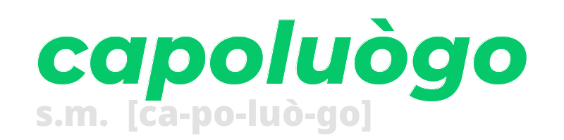 capoluogo